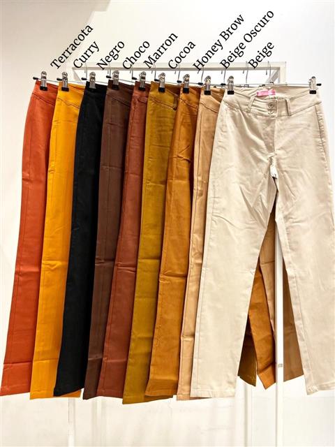 Pantalón Recto Liso