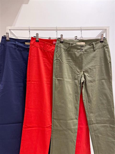 Pantalón Recto Liso