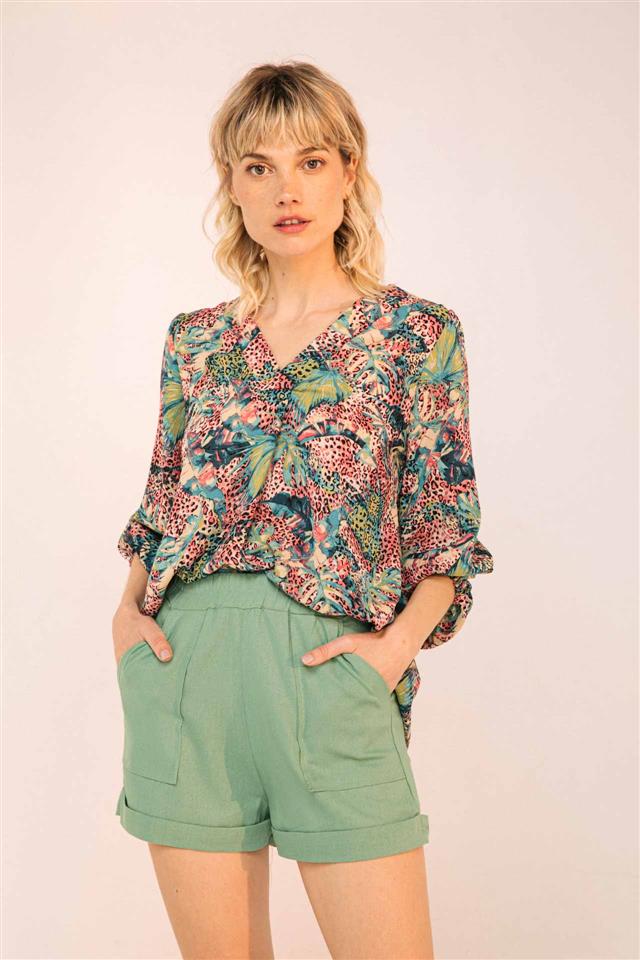 Blusa Lei Estampado
