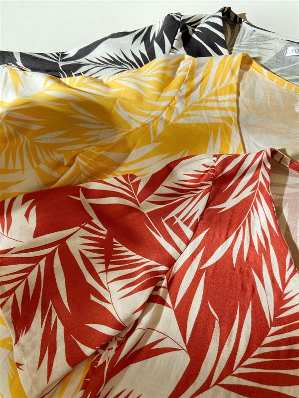 Blusa Zuzani Lino estampado
