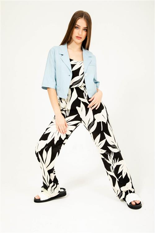 Pantalón Omy Lino estampado