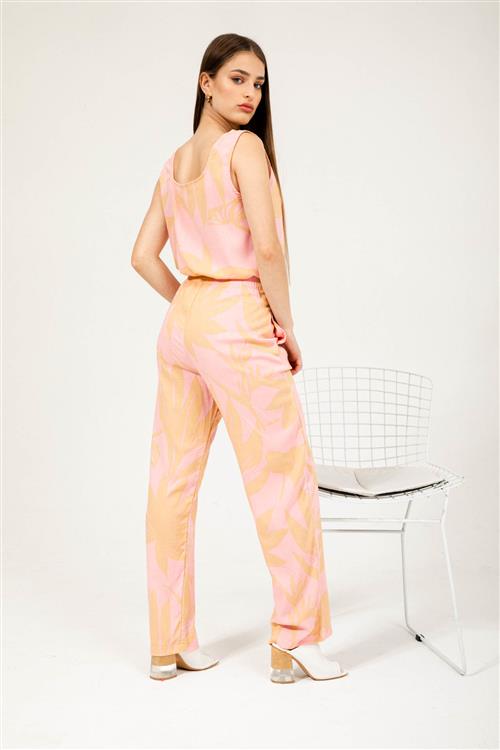 Pantalón Omy Lino estampado