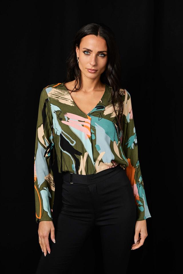 Blusa Yeline estampada