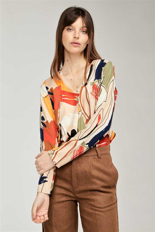Blusa Yeline estampada