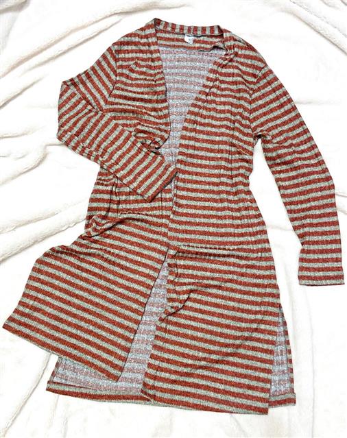 Cardigan rayado